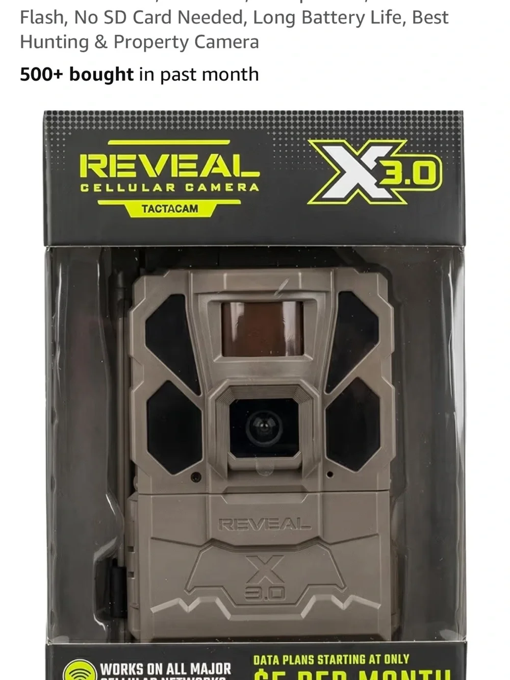 Reveal X 3.0 Cellular Trail Cam